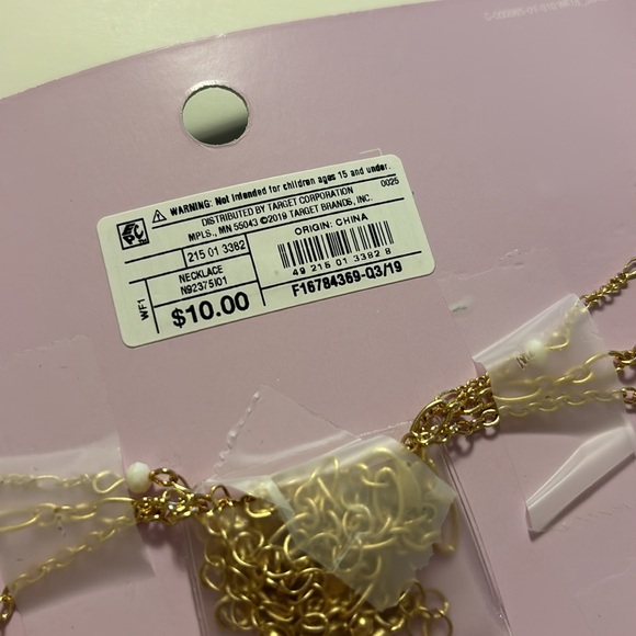 Wild Fable Set of 5 Layered Simple Dainty Gold Necklaces - Picture 6 of 6